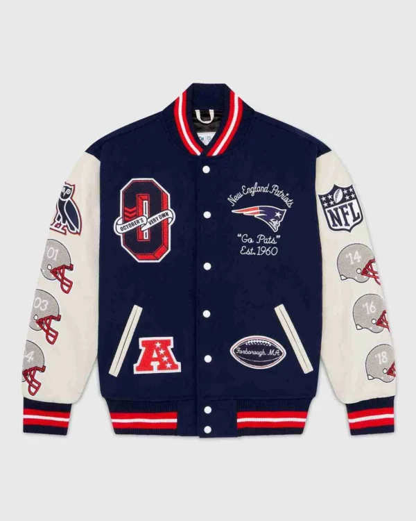 NFL NEW ENGLAND PATRIOTS VARSITY JACKET