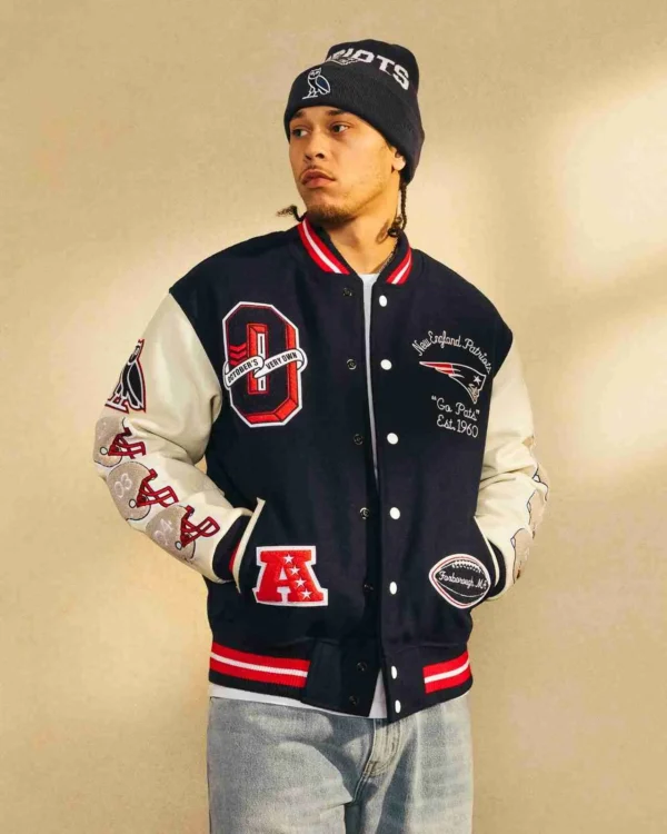 NFL NEW ENGLAND PATRIOTS VARSITY JACKET